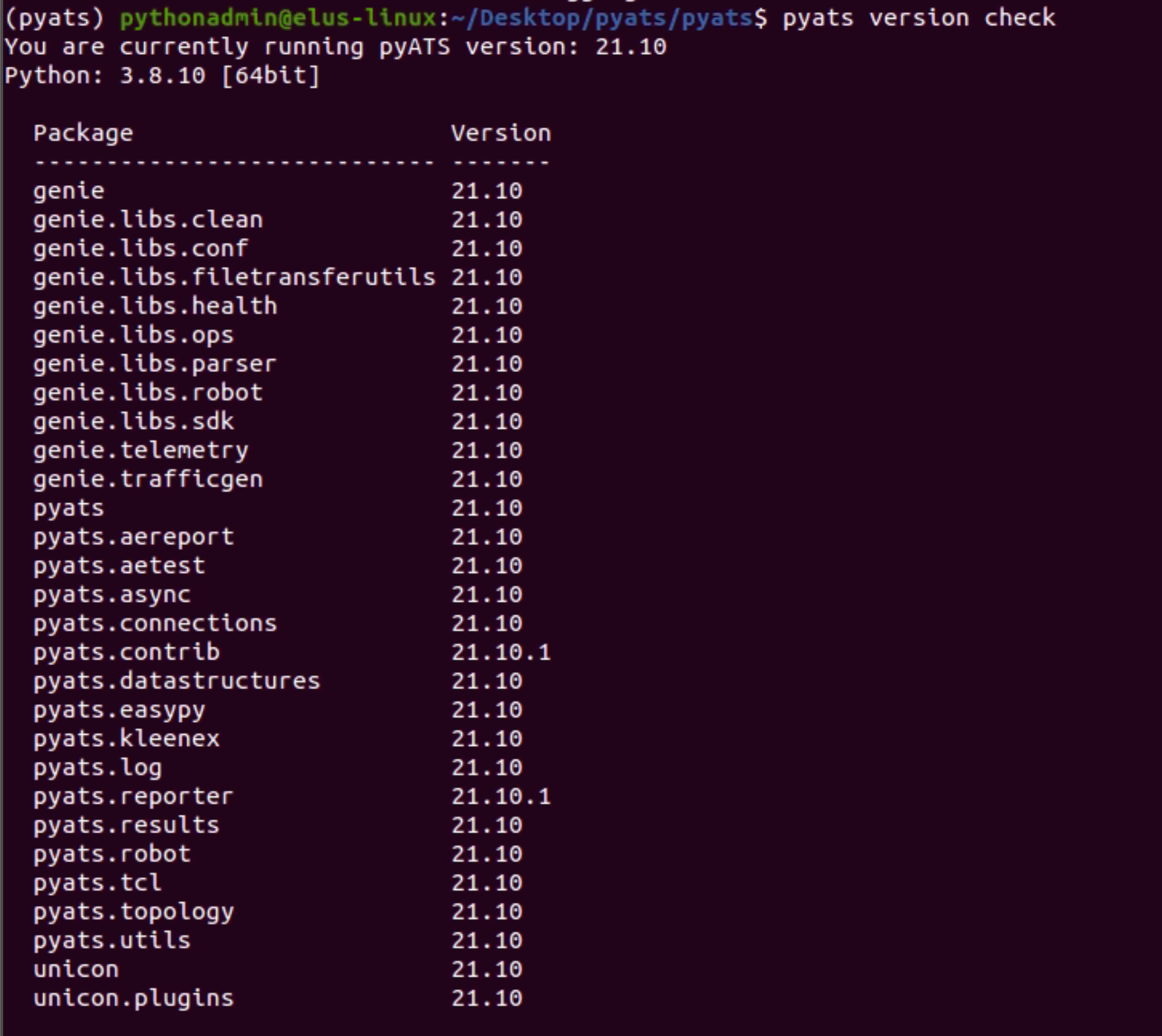 Python Pysat PyATS Installation – CRAZY NETWORKING